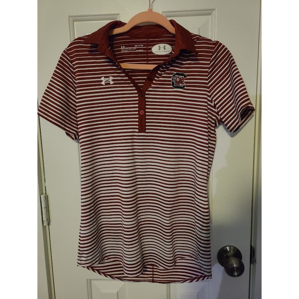 Men's Under Armour USC South Carolina Gamecocks Athletic Polo Size S